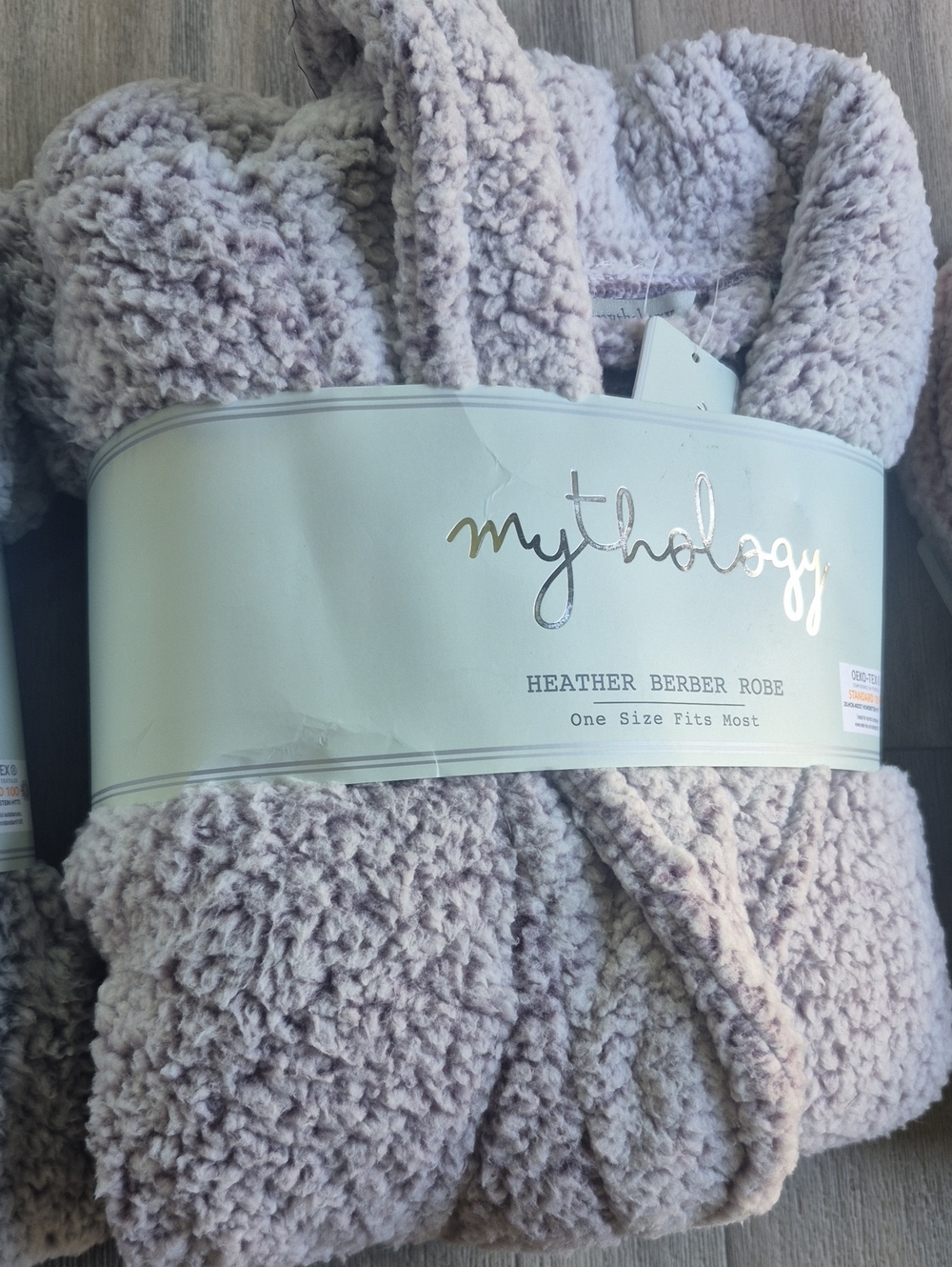 1 Heather Berber Robe - Plush Throw Robe One Size - Picture 9 of 10